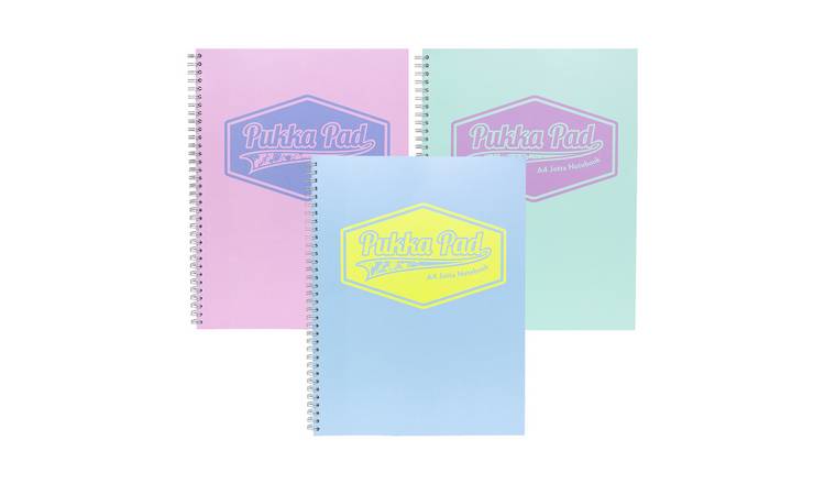 Pukka Pads Pastel A4 Jotta Notebook - 3 Pack