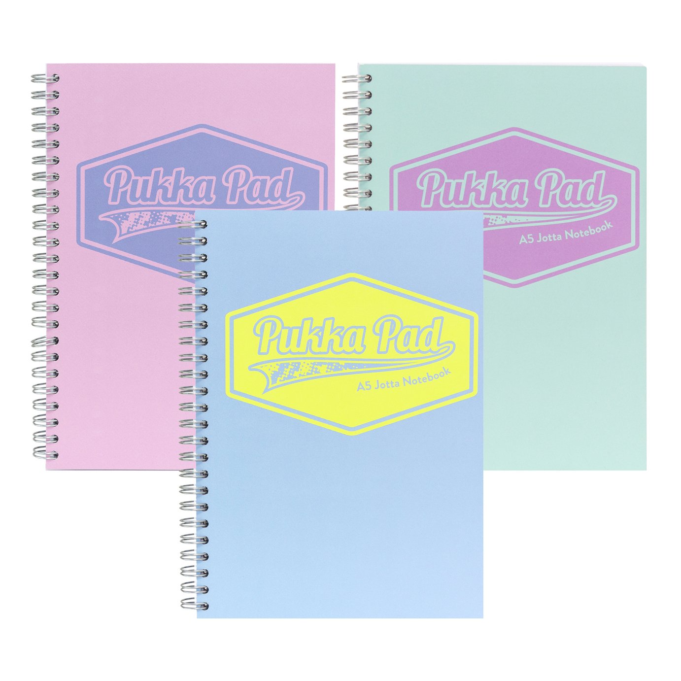 Pukka Pads A5 Pastel Jotta Notebook - 3 Pack