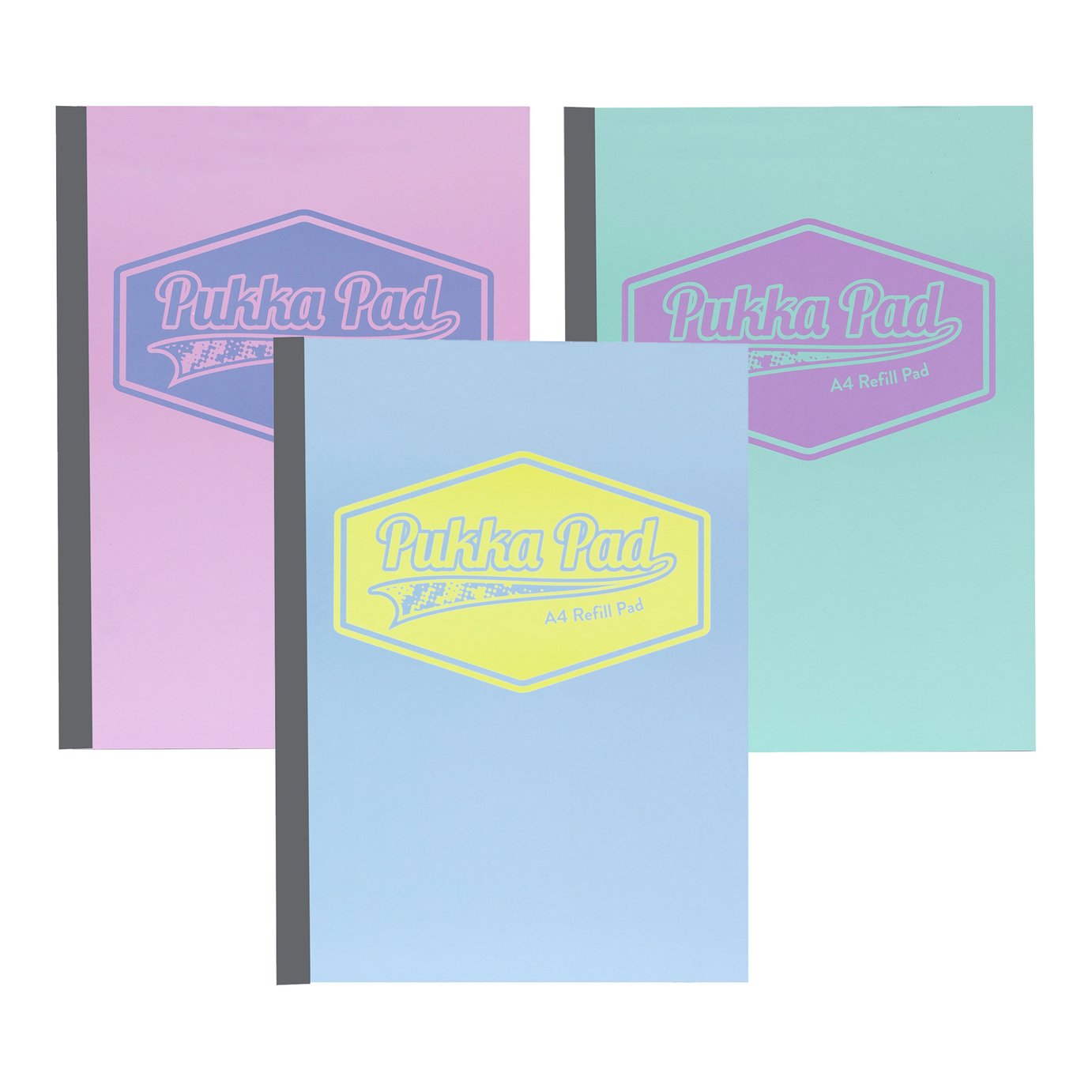 Pukka Pads Pastel A4 400 Page Refill Pad - 3 Pack
