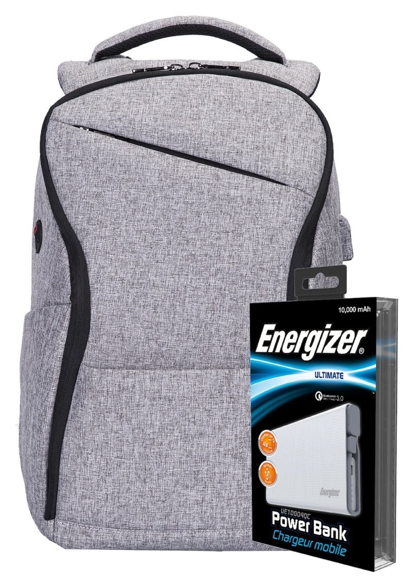 Energizer 15.6 Inch Laptop Backpack and Power Bank review