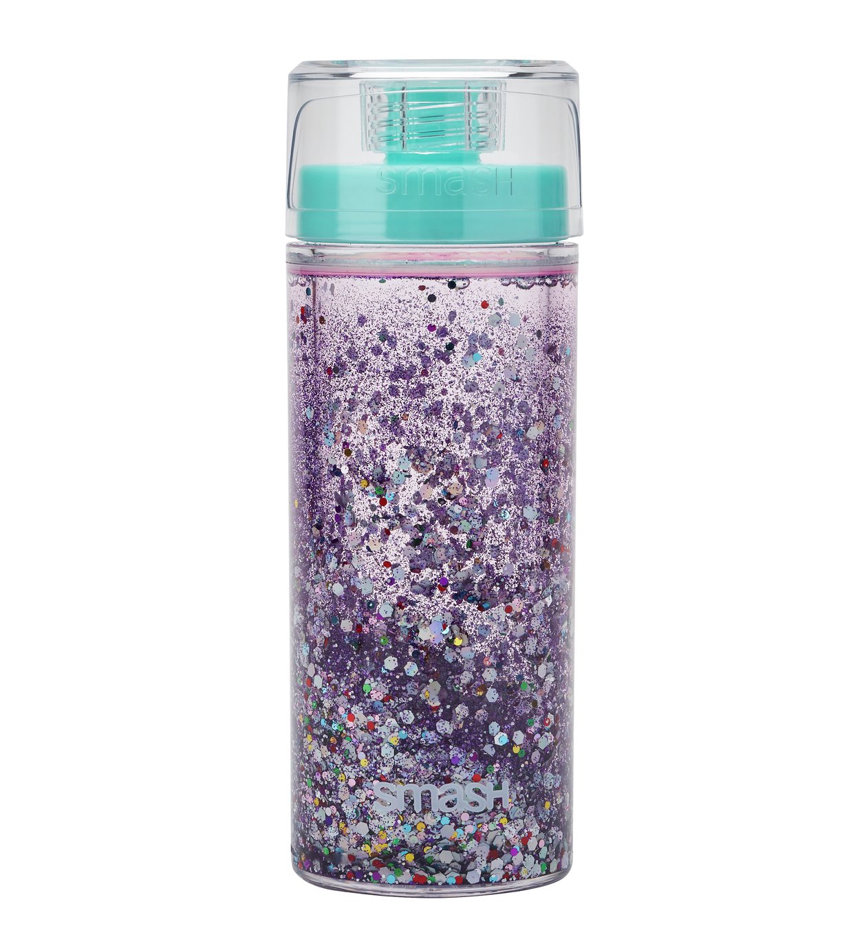 Smash Teal Glitter Lava Bottle - 375ml