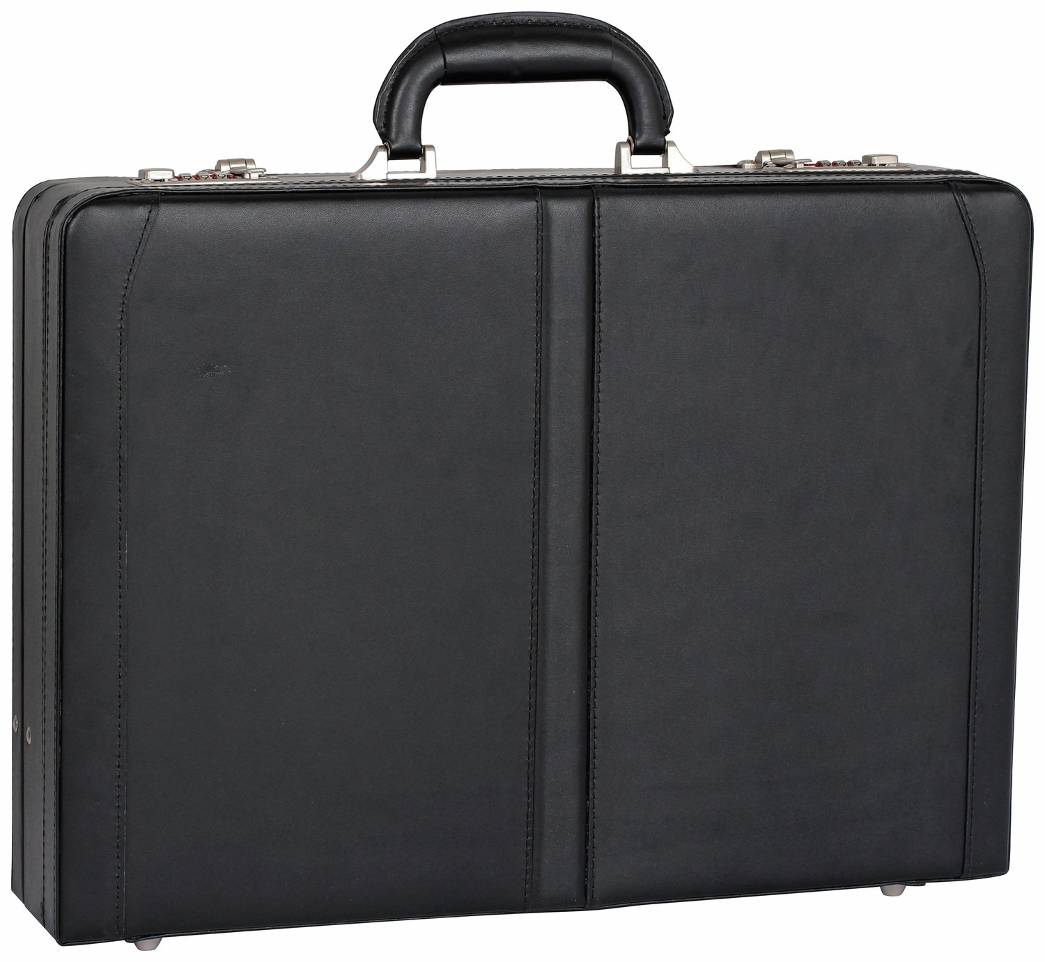 it Luggage Leather Briefcase - Black
