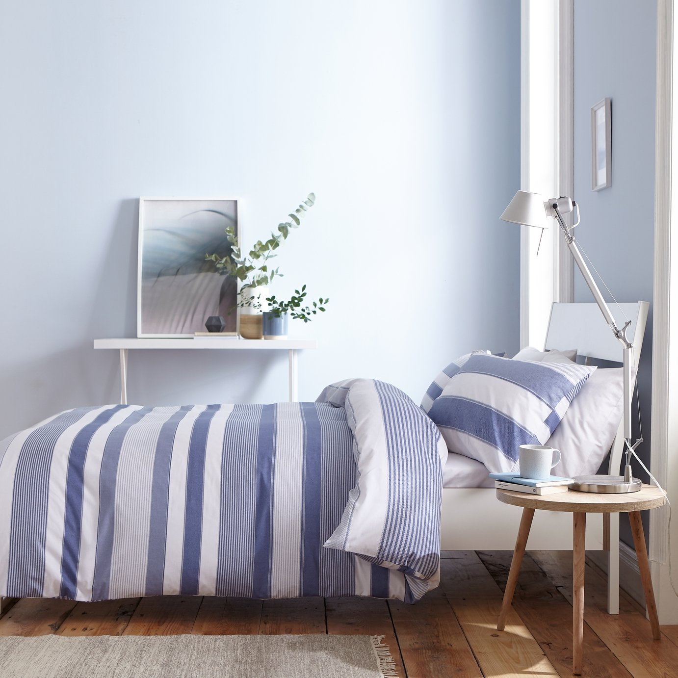 Catherine Lansfield Blue Newquay Stripe Bedding Set Review