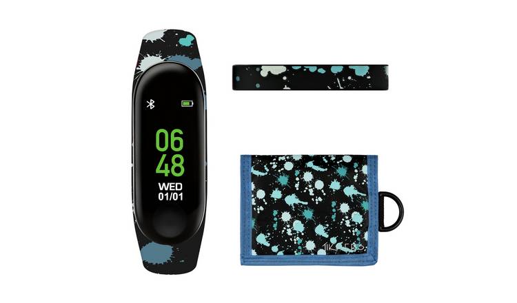 Tikkers Multicolour Silicone Strap Activity Tracker Gift Set