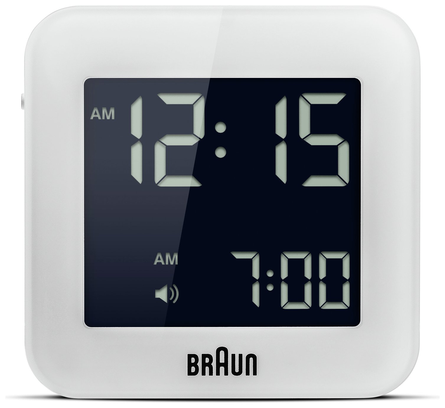 Braun Digital Travel Alarm Clock - White