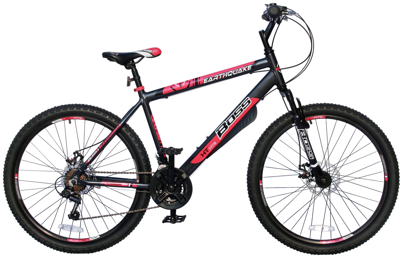 Boss earthquake 26 inch wheel size cheap mens mountain bike