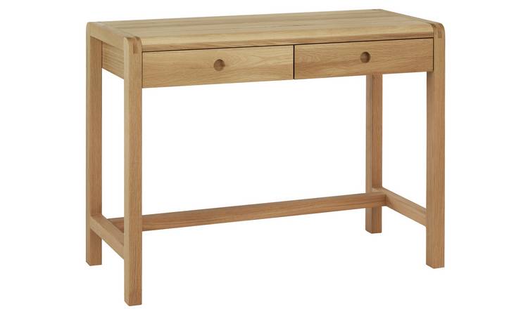 Argos oak deals desk