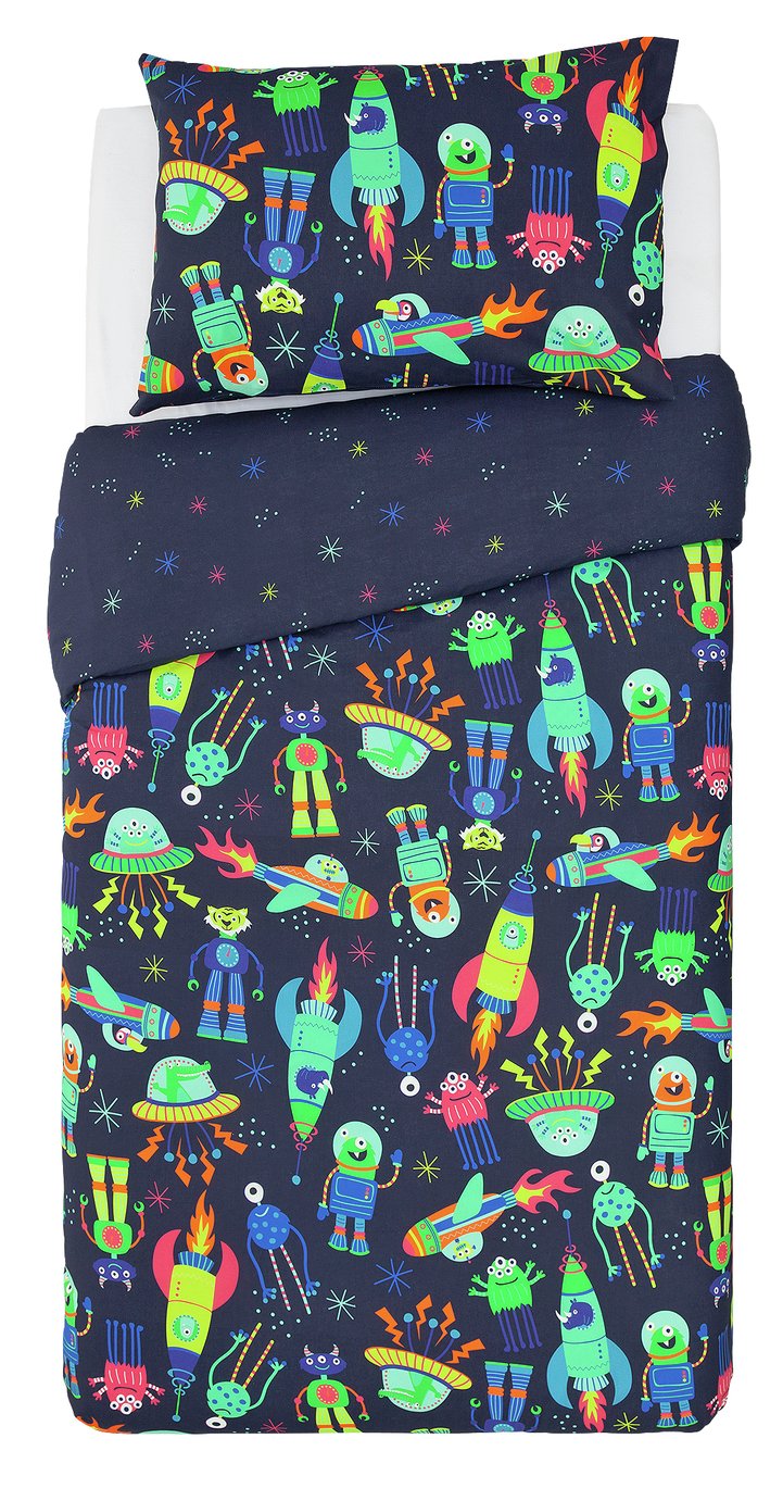 Argos Home Aliens Bedding Set - Single