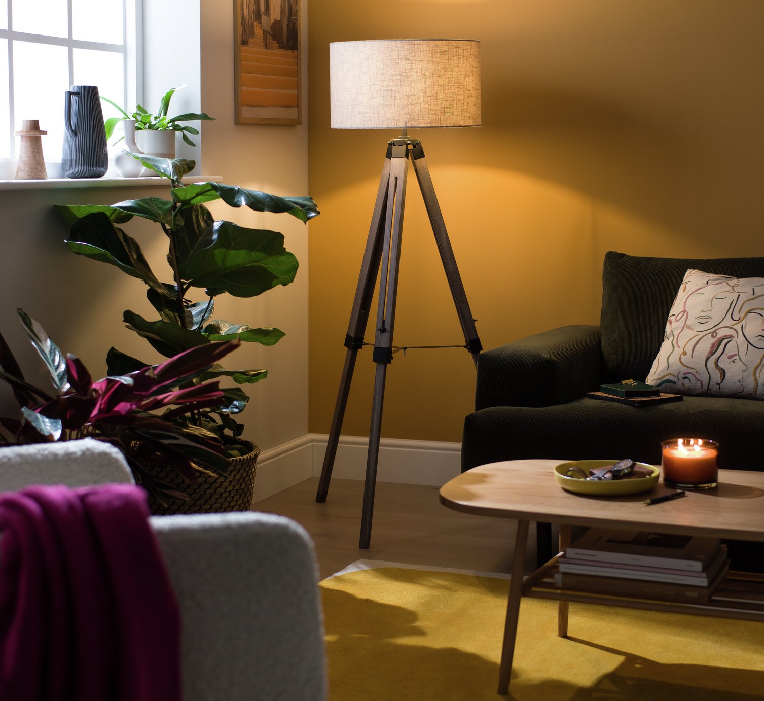 tripod floor lamp argos