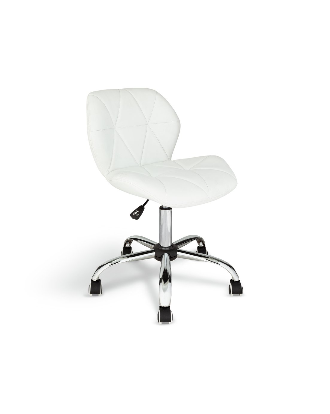 Argos Home Boutique Faux Leather Office Chair - White