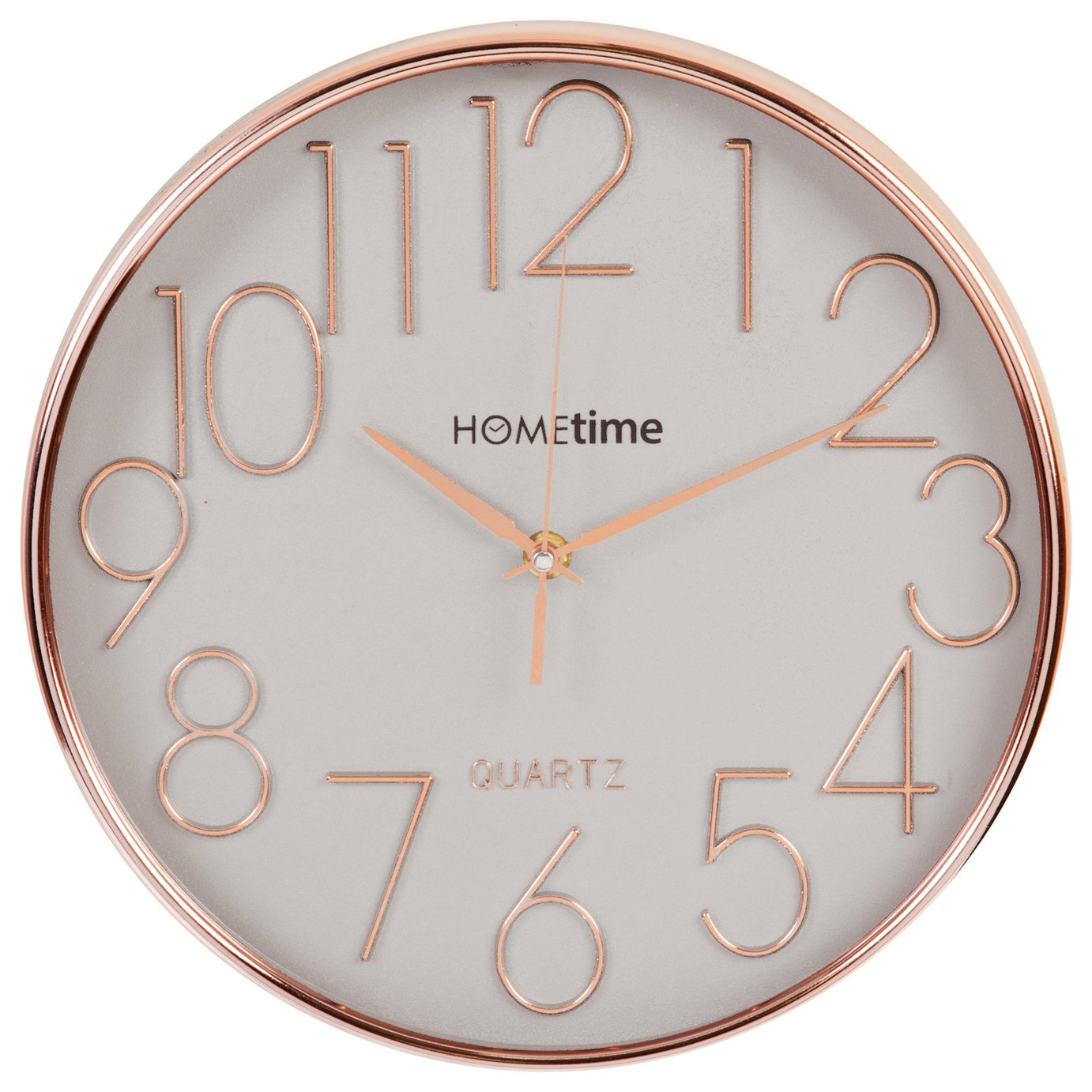 Hometime Wall Clock - Copper & Grey