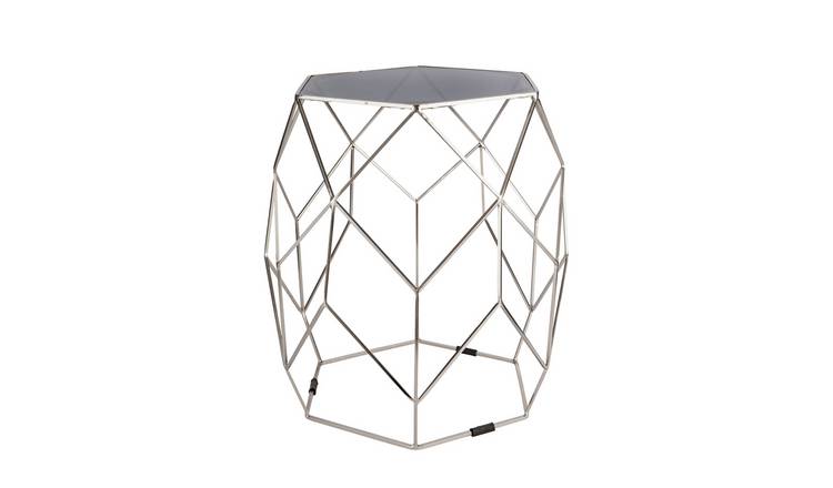 Argos Home Palm Luxe Occasional Table - Silver