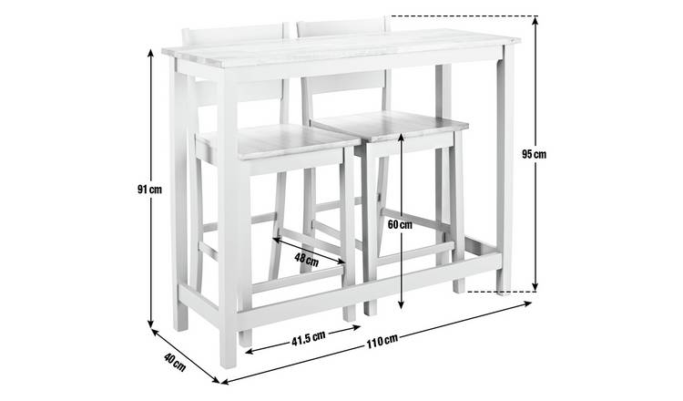 High bar store table argos