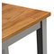 Home Chicago Oak Grey Bar Table & 2 Grey Chairs