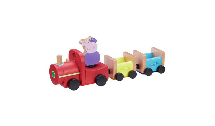Peppa Pig Peppa's Wood Play Train and Figure Playset