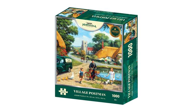 Nostalgia Collection Village Postman 1000 Piece Jigsaw Puzzle