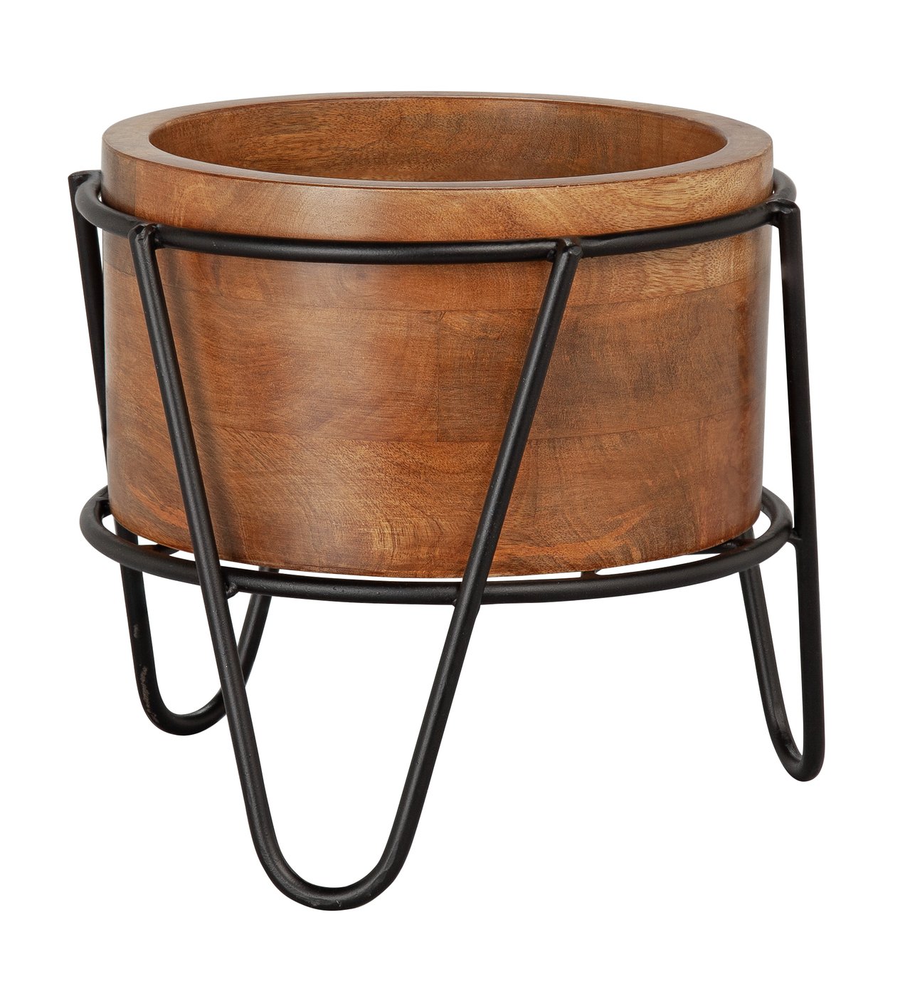 Argos Home Global Monochrome Wooden Stand Planter Reviews