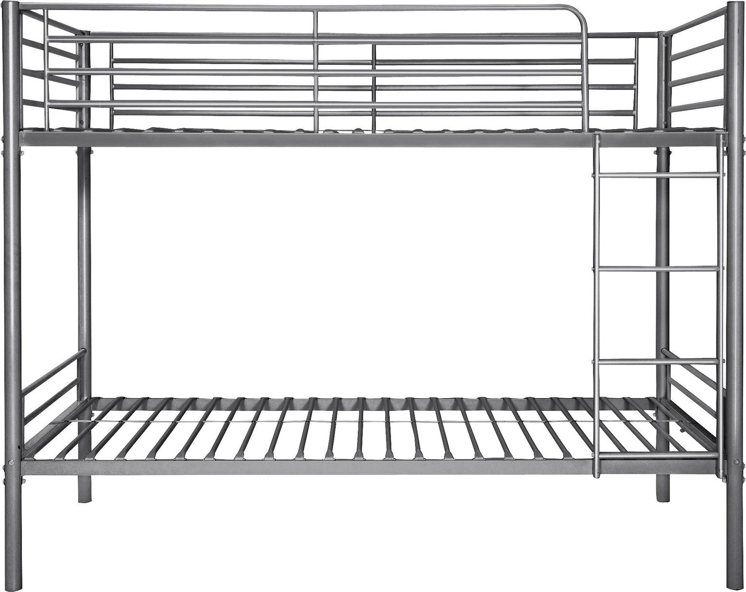 Argos Home Samuel Silver Shorty Bunk Bed & 2 Kids Mattresses Reviews