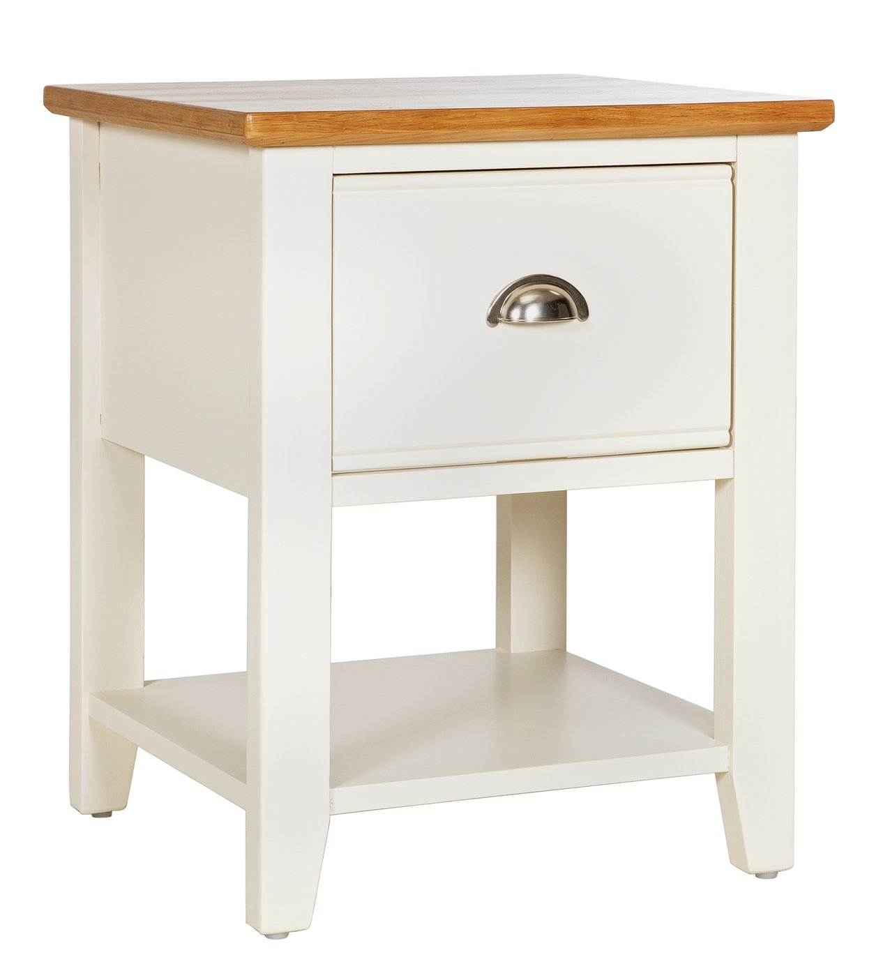 Argos Home Highbury Lamp Table - Two Tone