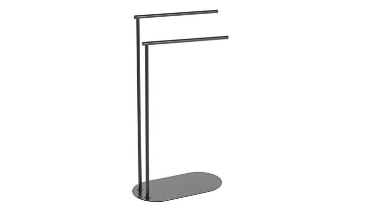 Buy Habitat Freestanding Towel Rail Matt Black Towel rails and rings Argos