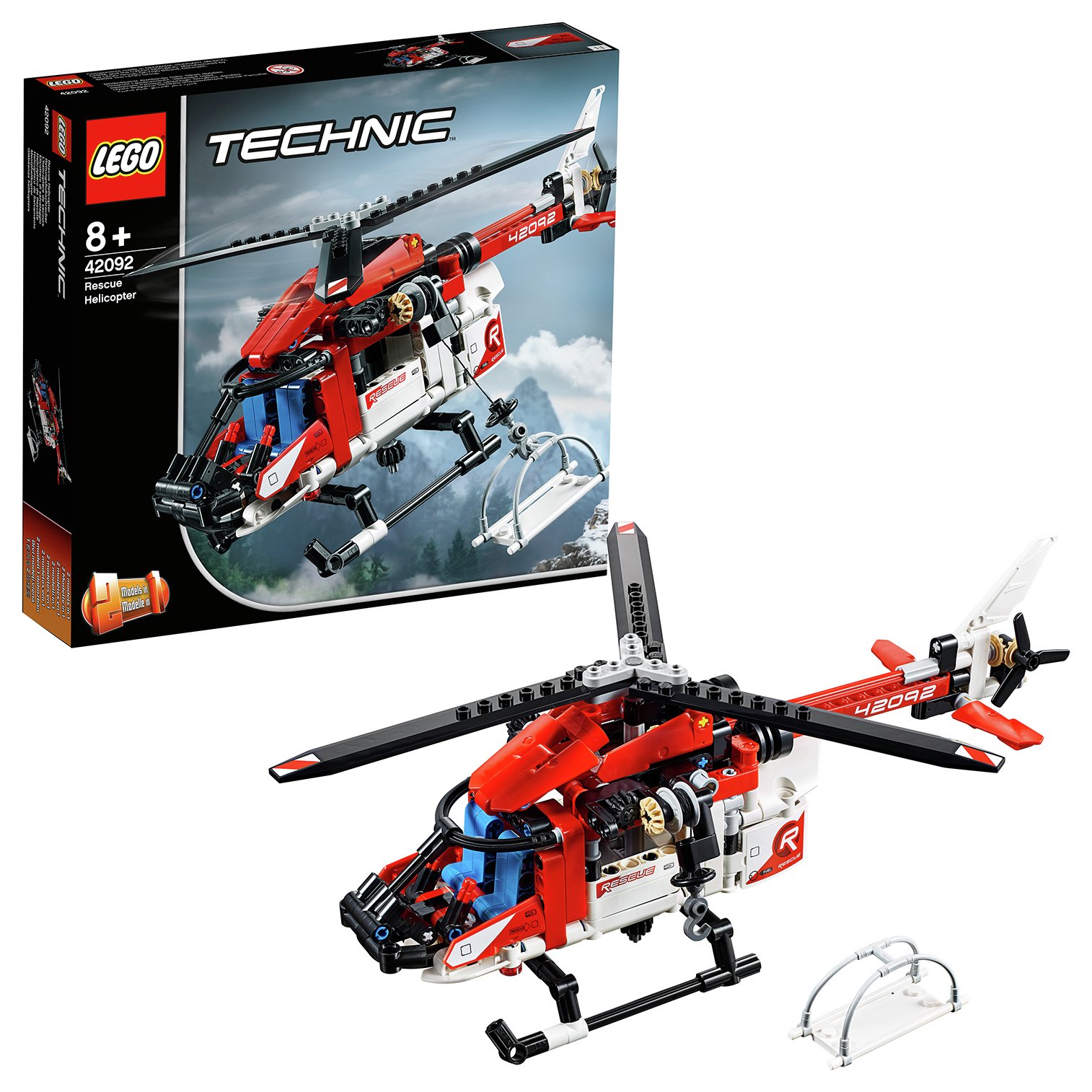 LEGO Technic Rescue Toy Helicopter and Plane Playset- 42092
