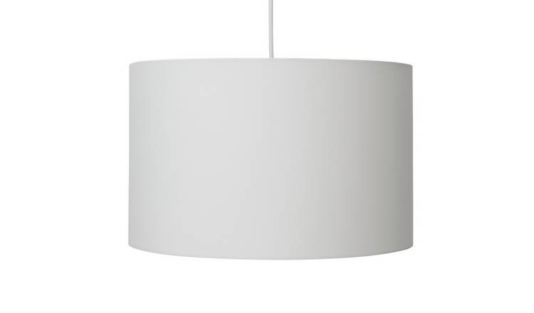 Large white outlet lamp shades