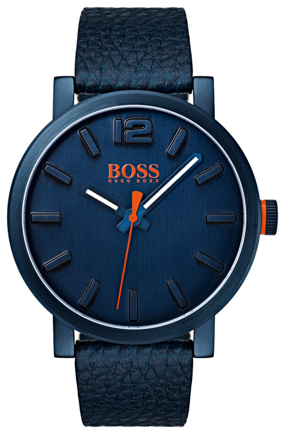 hugo boss mens watch blue