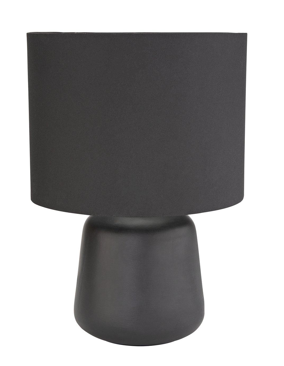 Argos Home Ceramic Table Lamp - Black