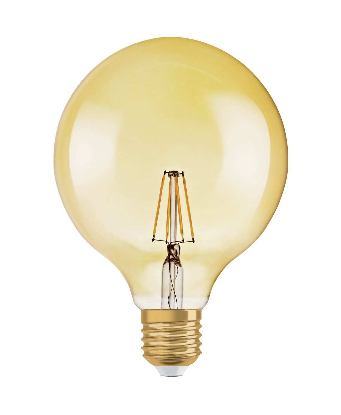 Osram 55W ES LED G125 Vintage Gold Globe Light Bulb