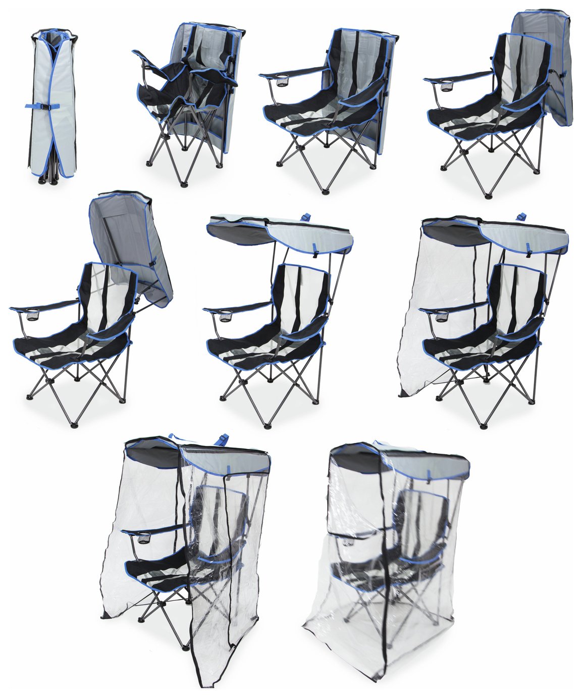 Canopy chair best sale with rain cover