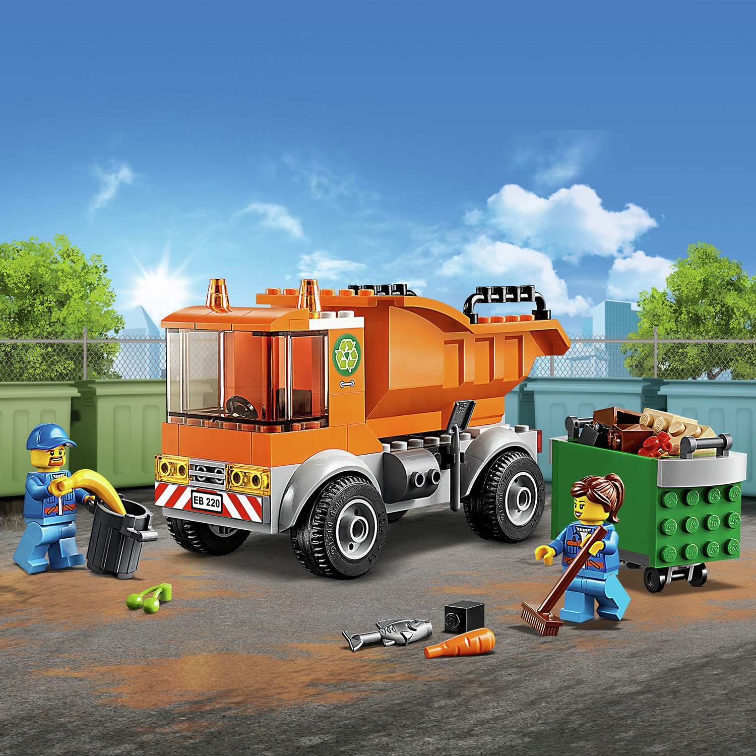 lego garbage truck argos