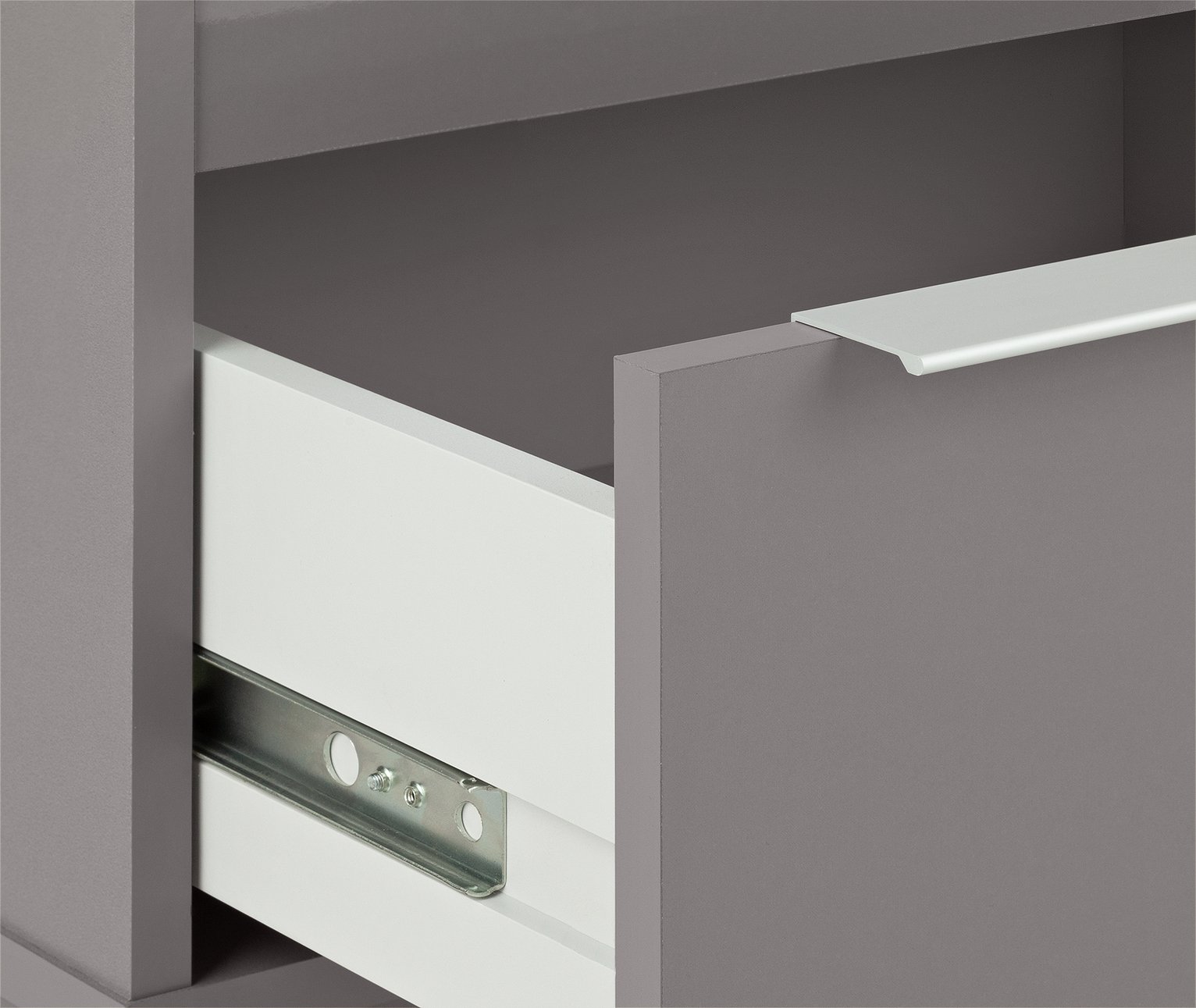 Argos Home Holsted Grey Gloss 2x Bedside & 5 Drawer Package Reviews