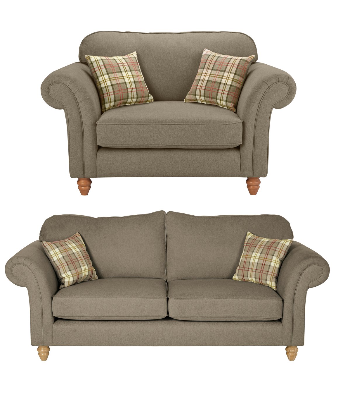 Argos Home Windsor Fabric Chair and 3 Seater Sofa review