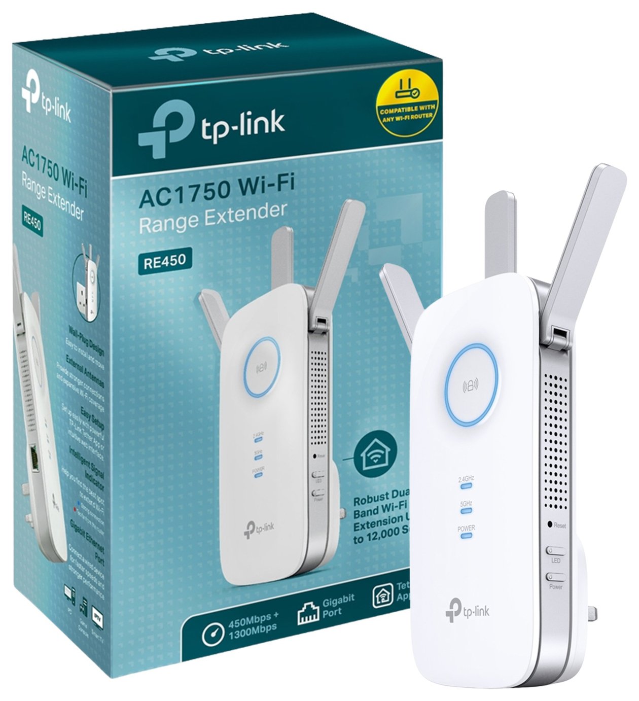 TP-Link AC1750 Dual Band Wi-Fi Range Extender & Booster