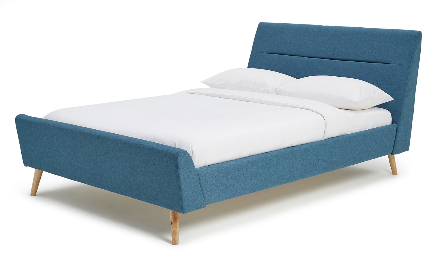 Habitat Finn Double Fabric Bed Frame - Teal