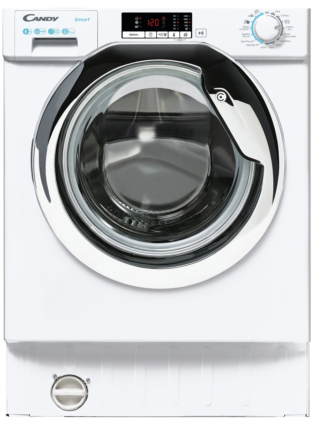 Candy CBW 48D1XCE 1 8KG Integrated Washing Machine