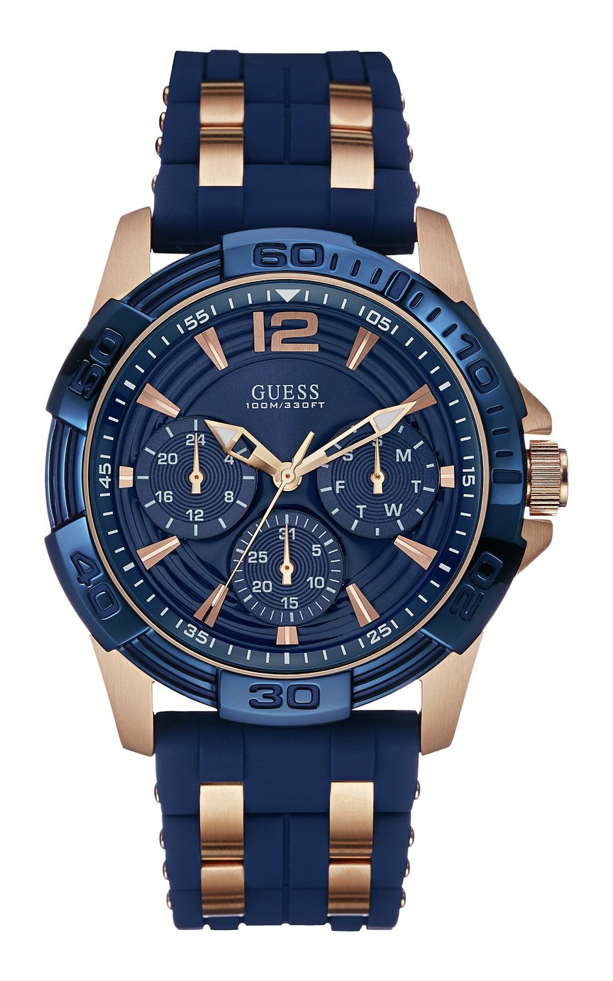 Guess Men's Blue Colour Stainless Steel Bracelet Watch Review