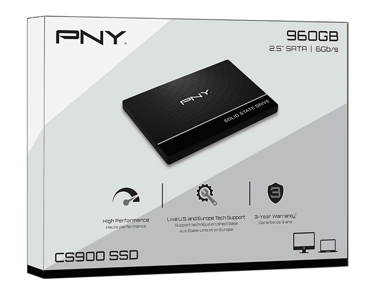 PNY CS900 960GB Solid State SSD Internal Hard Drive Reviews Updated