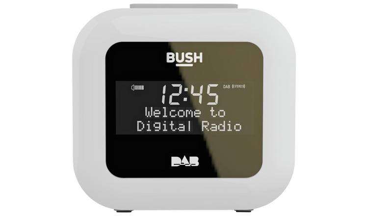 Buy Bush Usb Dab Clock Radio White Clock Radios Argos