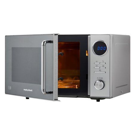 Morphy Richards 900W Standard Microwave - Silver