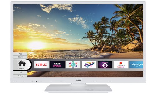 Bush 24 Inch Smart HD Ready TV  DVD Combi - White