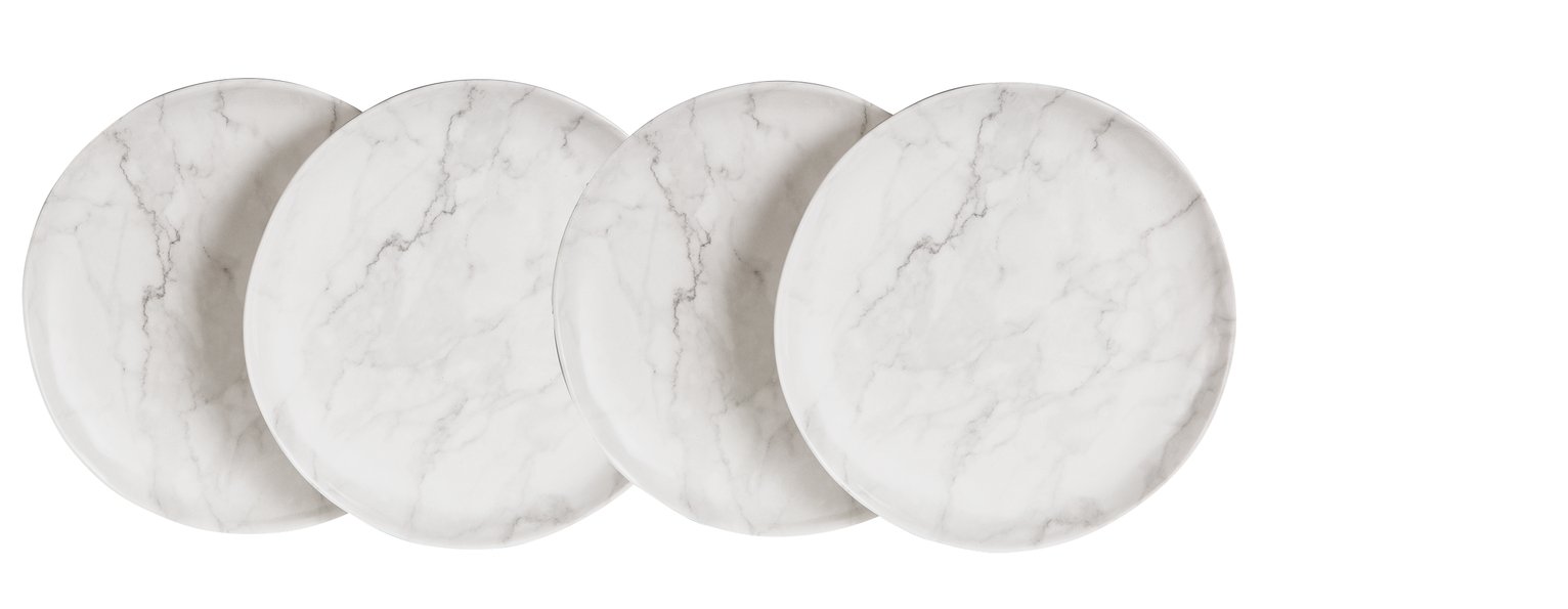 Argos Home Everyday Luxe Melamine Marble Dinner Plate Reviews