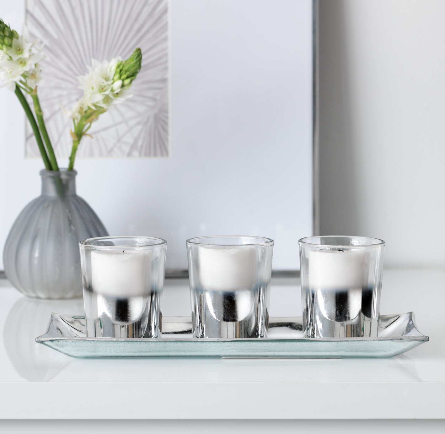 Argos Home Palm Luxe Tealight Holder with Tray Review