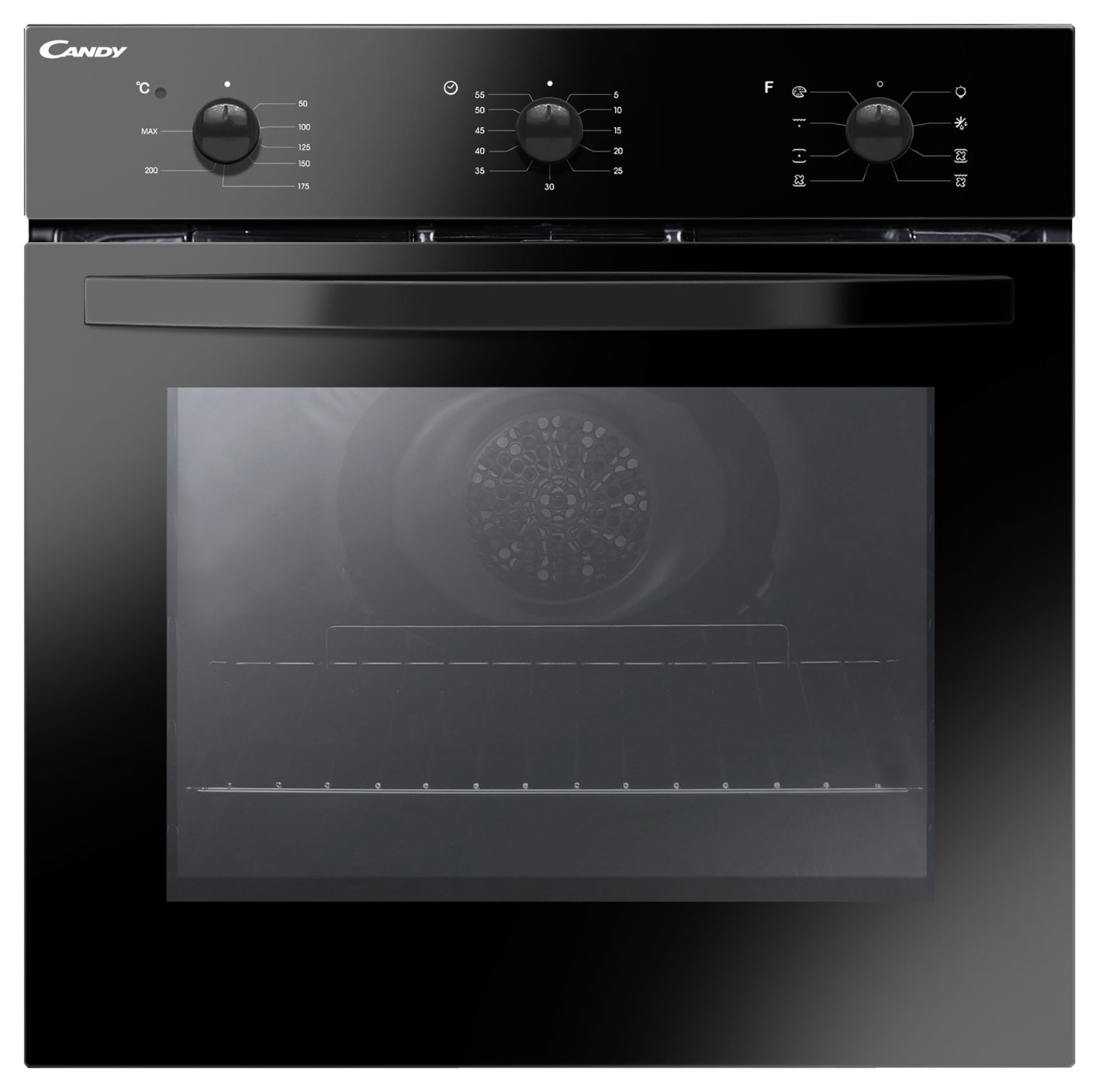 Candy FCS602N/E Multifunction Single Oven - Black