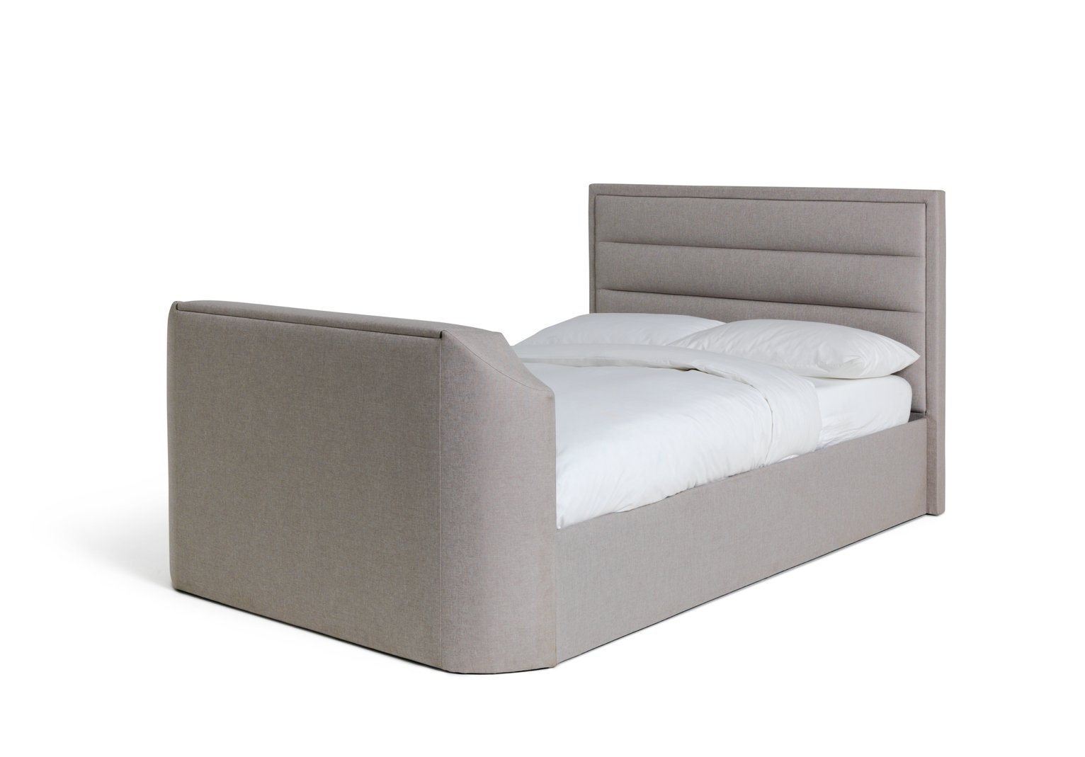 Argos Home Thornbury Double TV Bed Frame - Natural