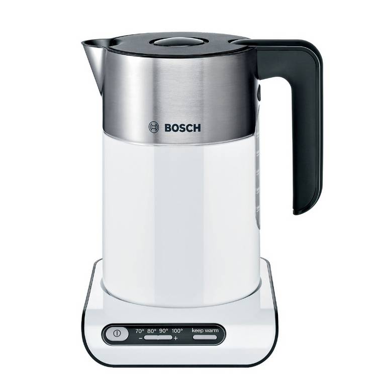 Bosch TWK8631GB Styline Variable Temperature Kettle – White 0