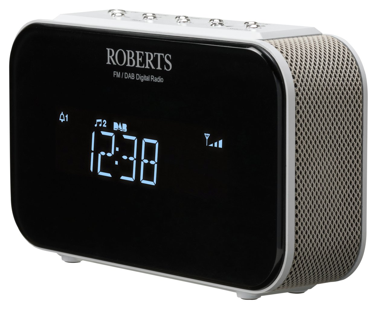 Roberts Radio Ortus 1 DAB+ / FM Alarm Clock Radio - White