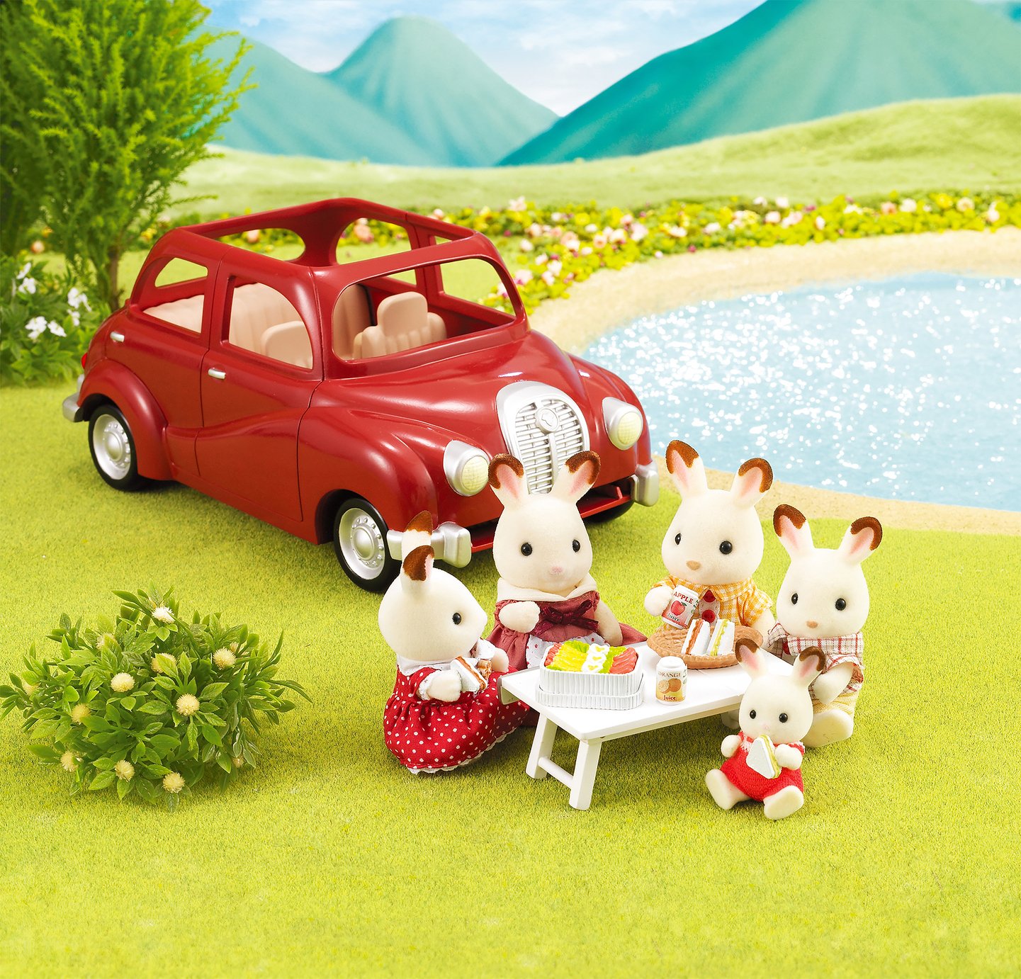 sylvanian families caravan argos