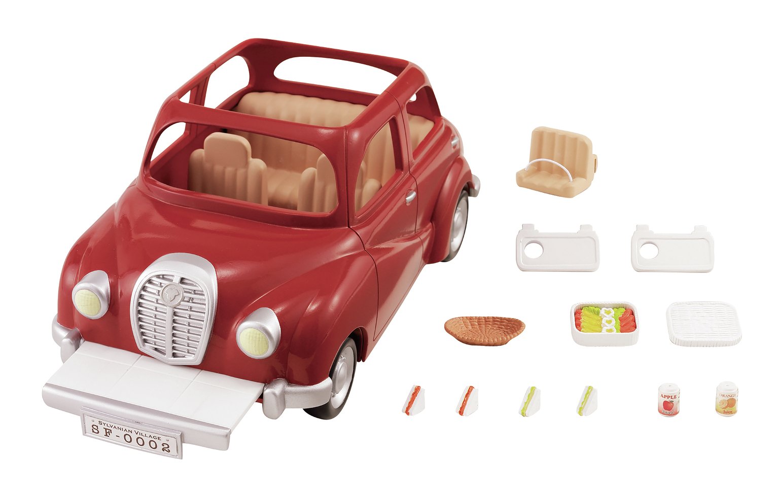 sylvanian families caravan and car best price