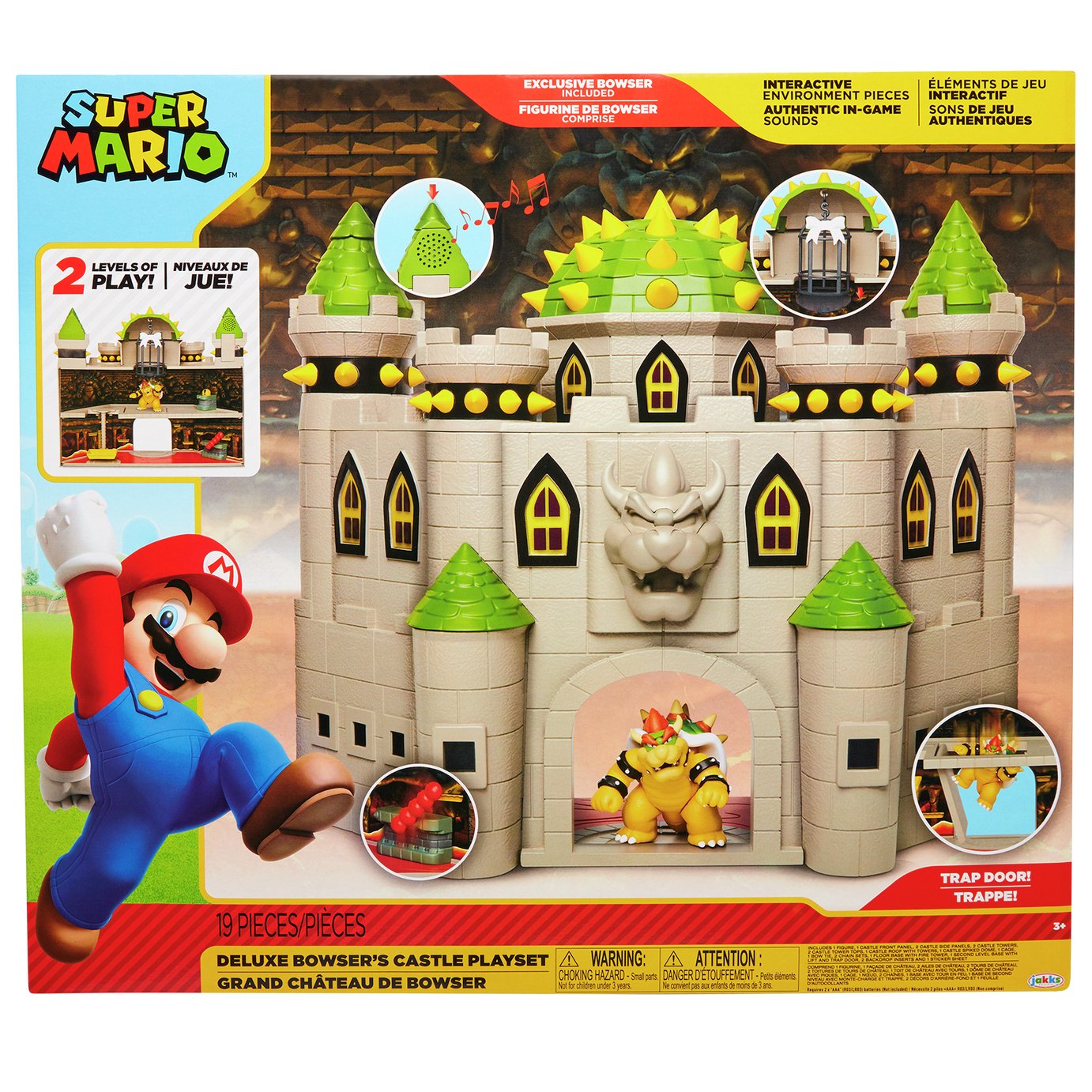 Super Mario Bowser Castle Playset Review